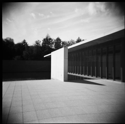 Clark Art Institute. Williamstown, MA. On my brand new Holga!